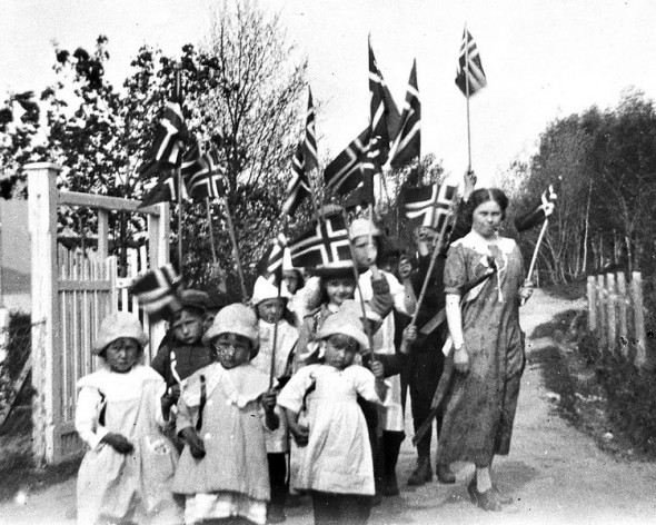 17. mai feiring på Svanviken, ca. 1912