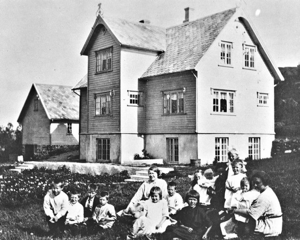Jacob Walnums barnehjem, ca. 1920. Foto: Riksarkivet